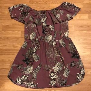Charlotte Russe Off-the-shoulder Dress